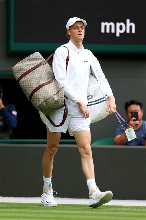 jannik sinner wimbledon bag